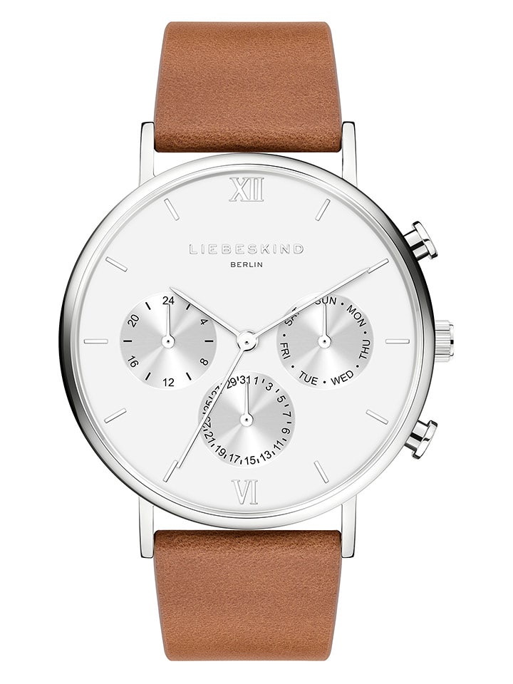 Liebeskind Chronograph in Hellbraun/ Silber/ Weiß günstig kaufen onesize