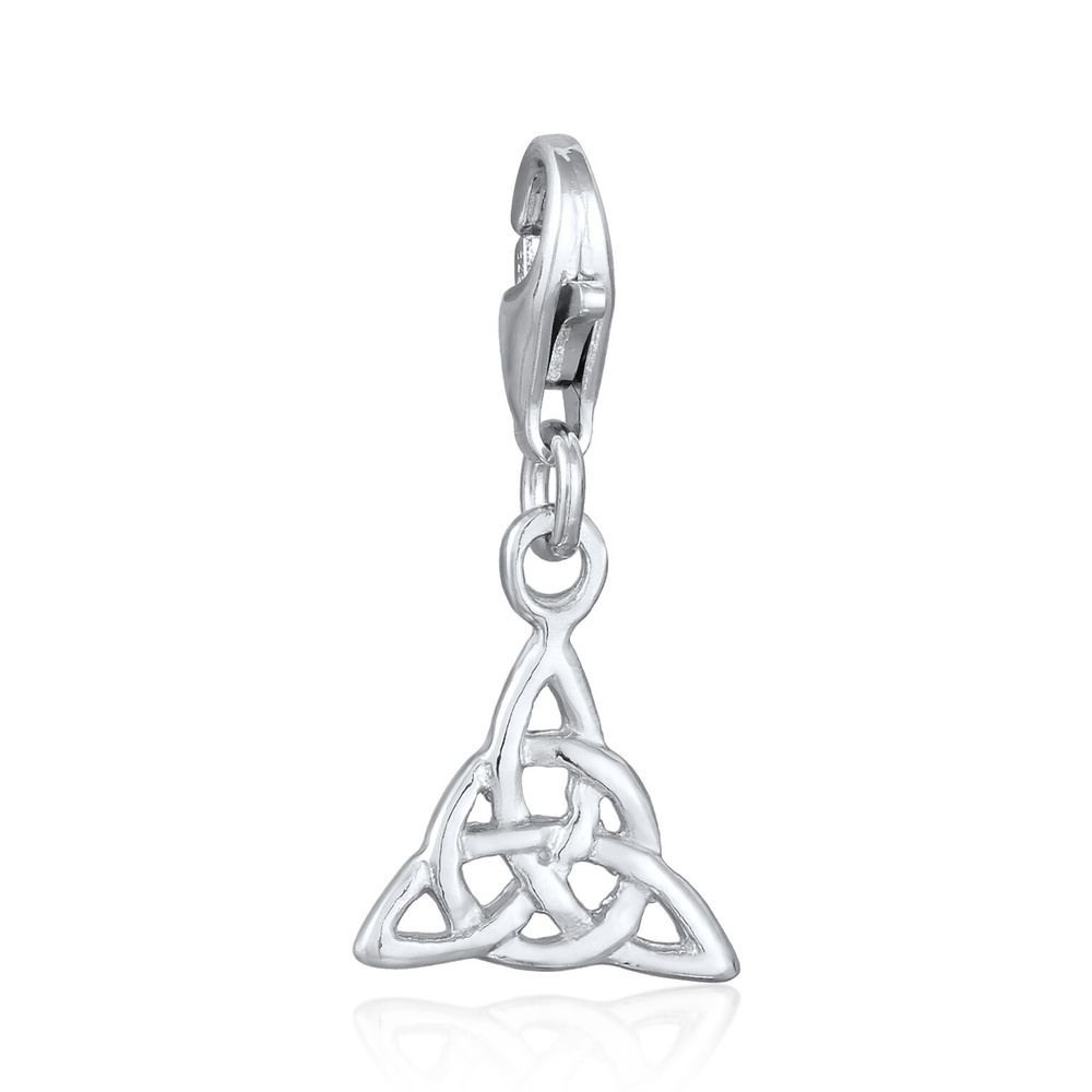 Nenalina Nenalina Amulette Femmes pendentif nœud celtique en argent sterling 925 Pendentif