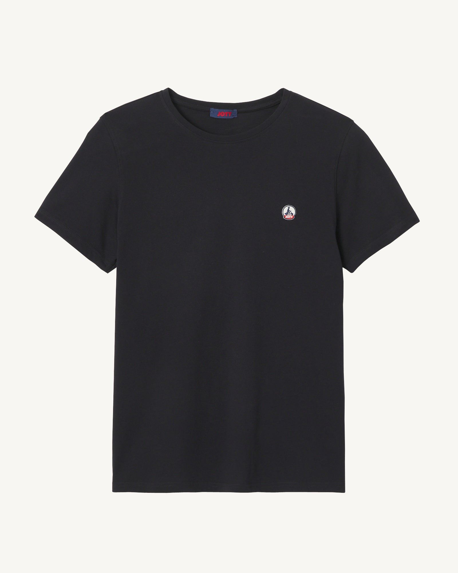 T-shirt homme en coton biologique Noir Pietro
