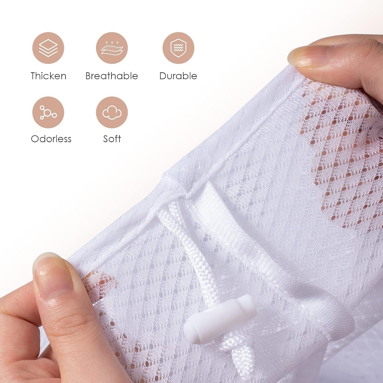 ASLENY Wäschenetz 4 Stücke Wäschesack für Waschmaschine,(4-St), Wäschenetz für BH, Dessous, Socken, Strumpfhosen, Strümpfe