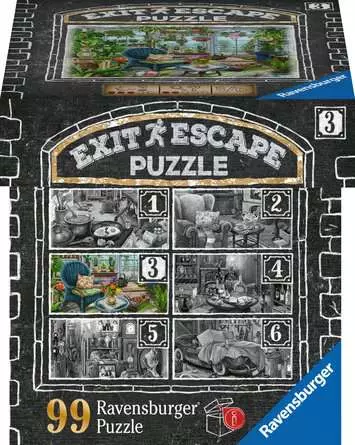 Puzzle 99 Teile - Im Gutshaus - Wintergarten