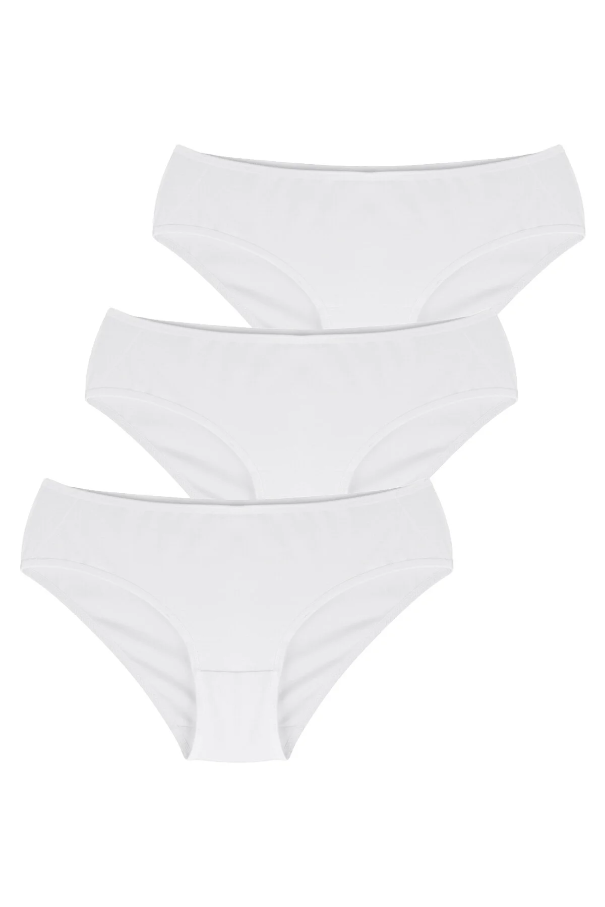 Penti  Cover 3-teiliges weißes Slip-Höschen