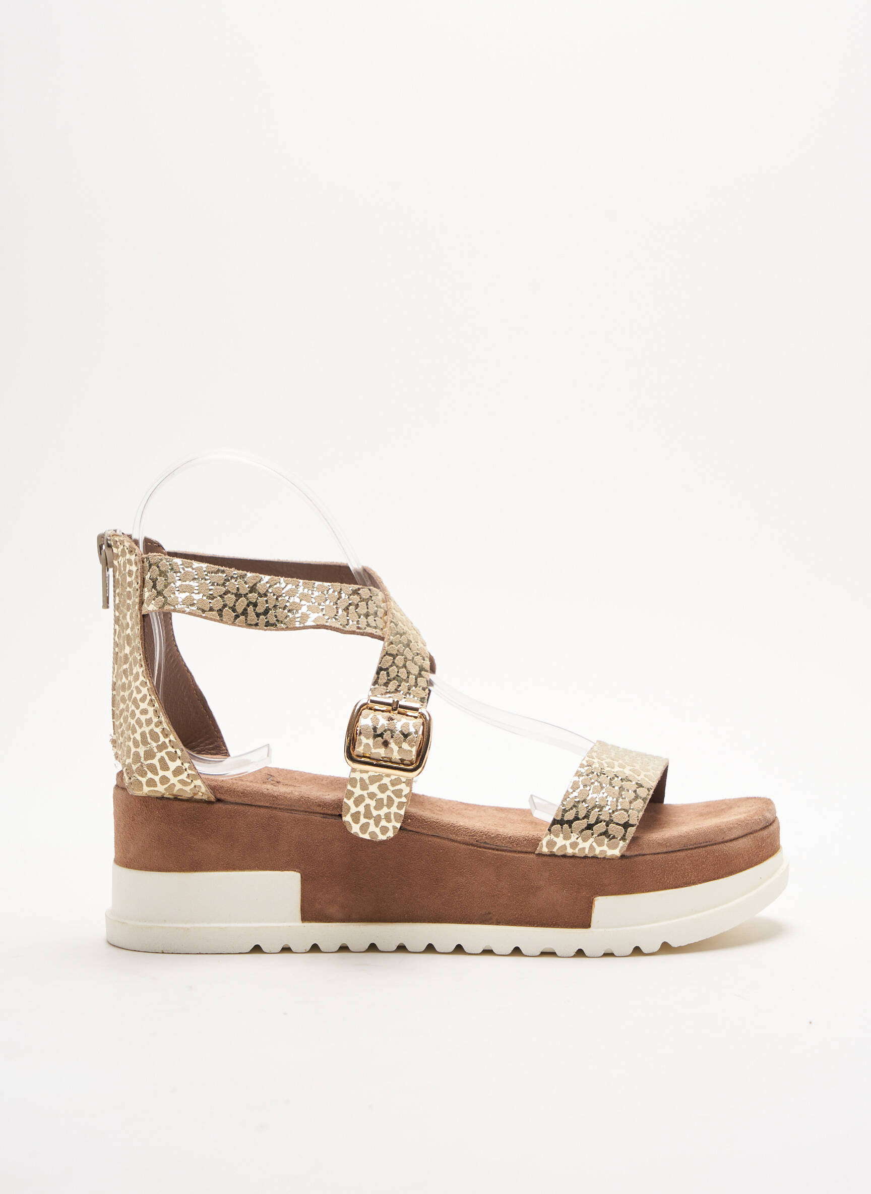 Metamorf Ose Sandales Nu Pieds Femme couleur beige