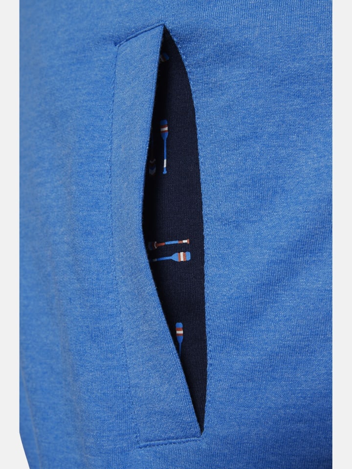 Charles Colby Sweatjacke DUKE EDMUND in blau melange günstig kaufen