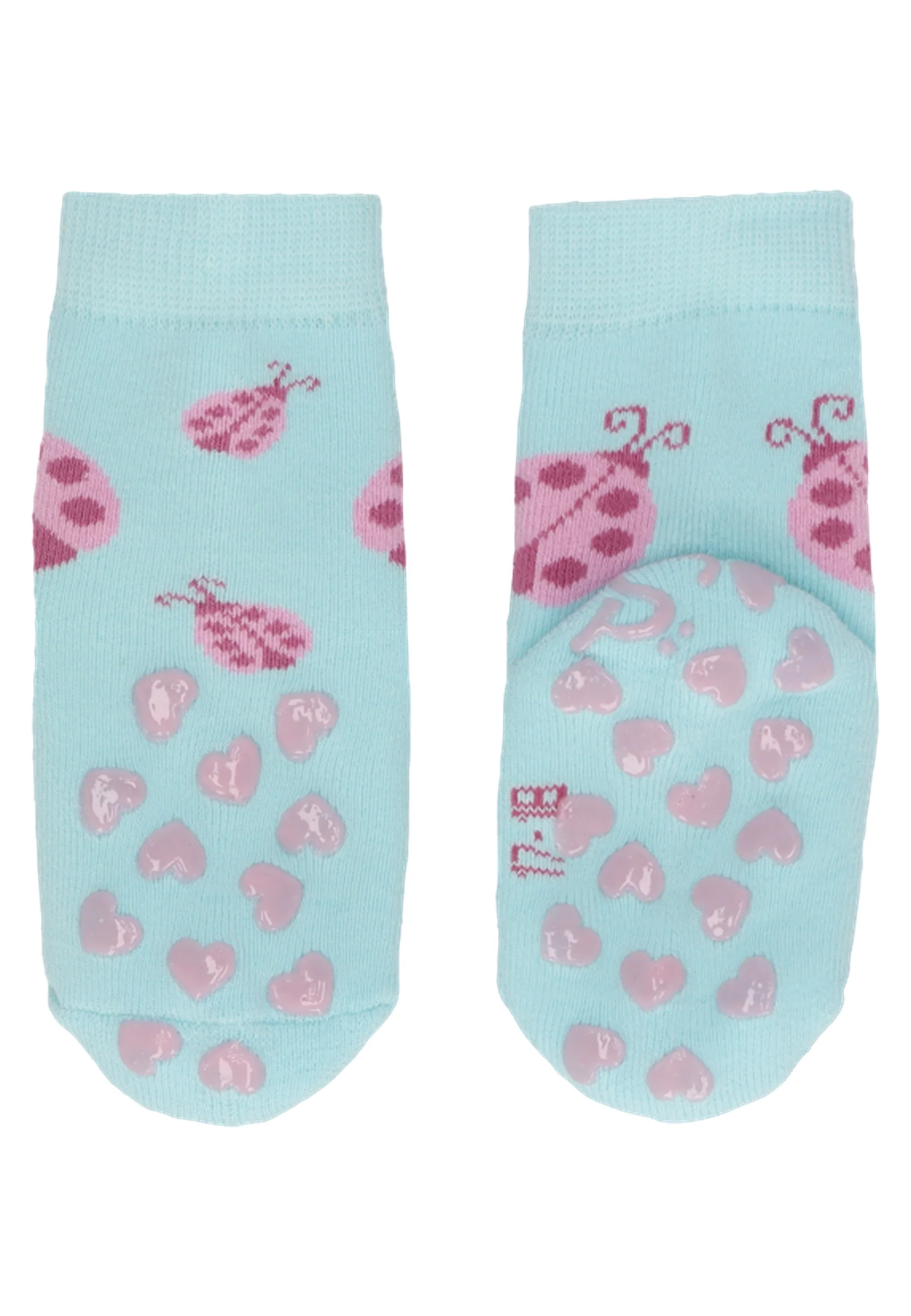 ABS Krabbelsocken im 2er Pack mit Motiv Schmetterling