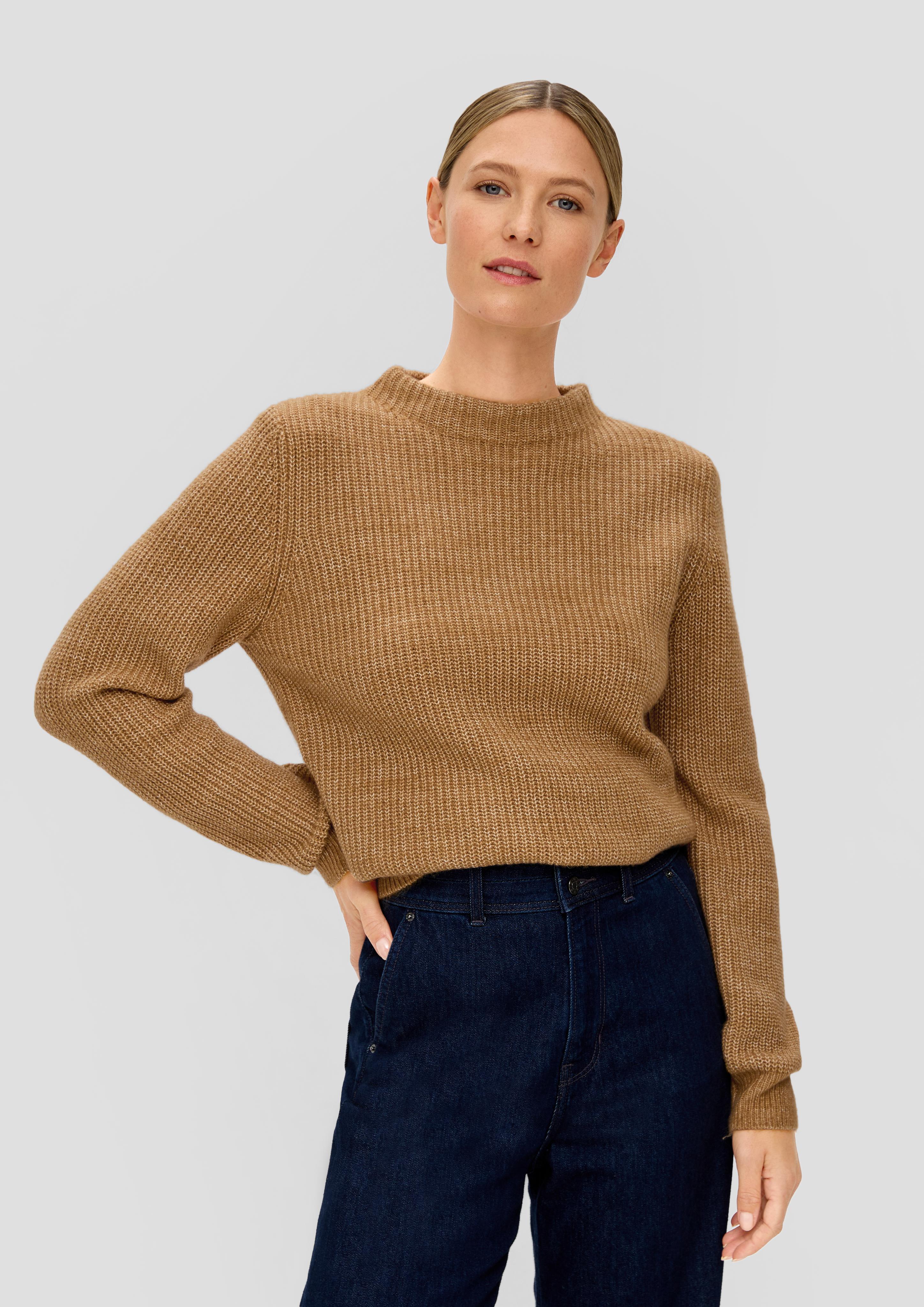 Strickpullover aus Wollmix  2141833-8469