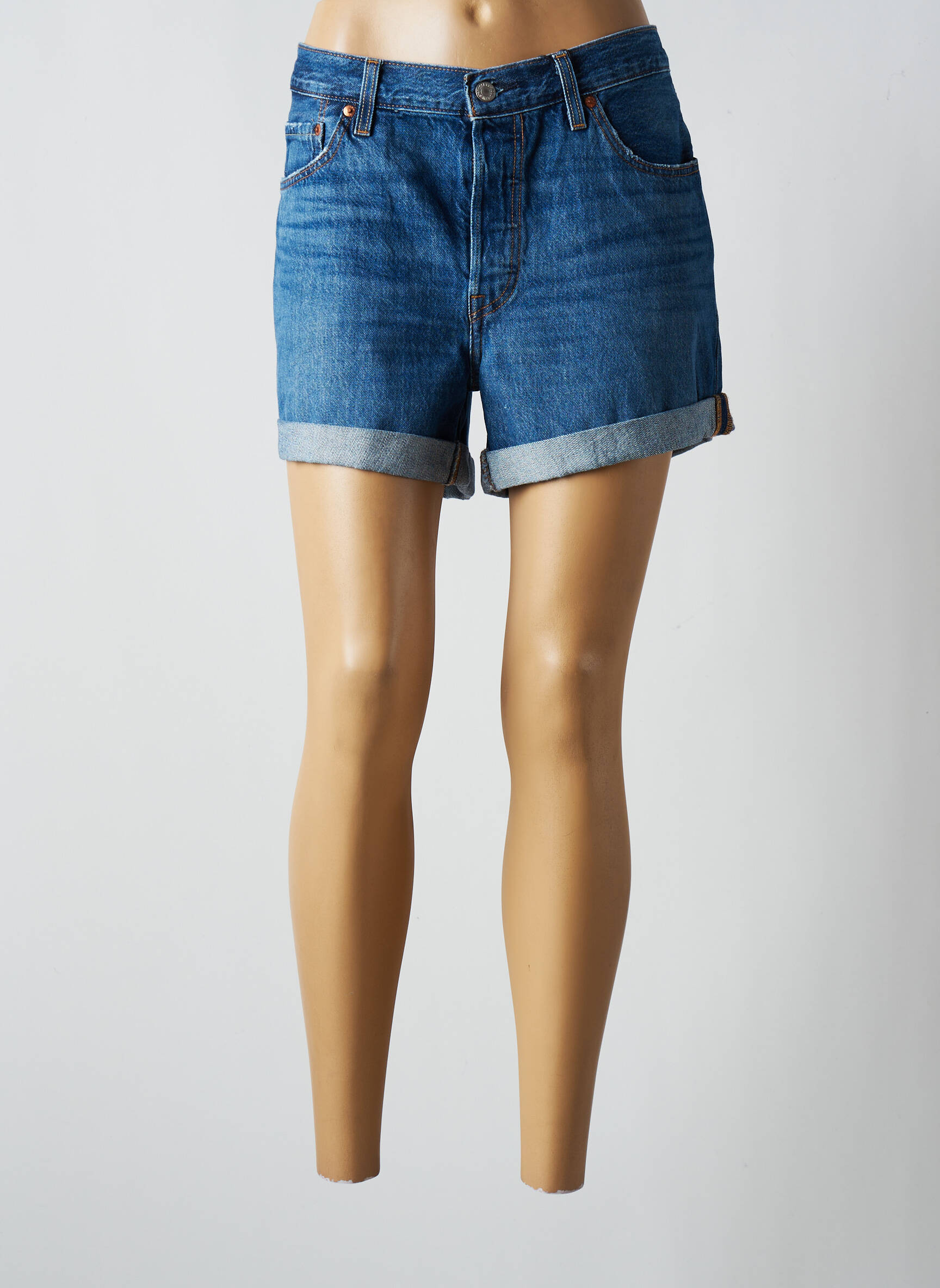 Levis Shorts 1 Femme couleur bleu