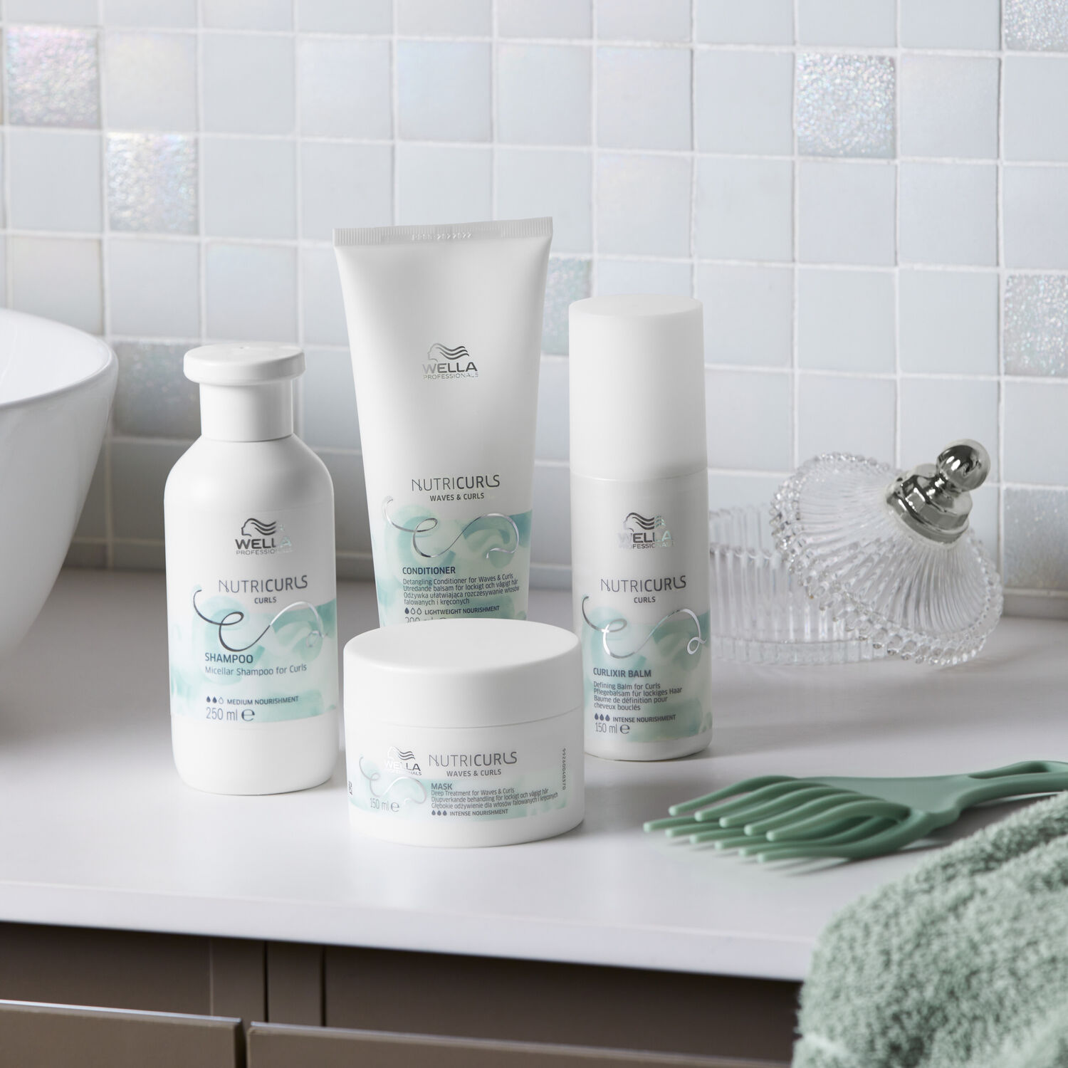 Wella Nutricurls Waves & Curls Après-shampoing Cheveux Bouclés & Frisés