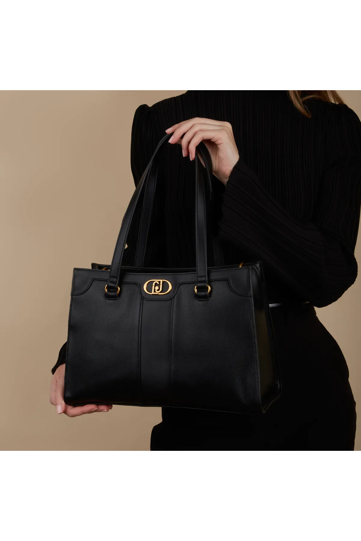 1'ASLAN  Liu Jo Anaba Damen Schultertasche Schwarz Aa4024e0031-22222