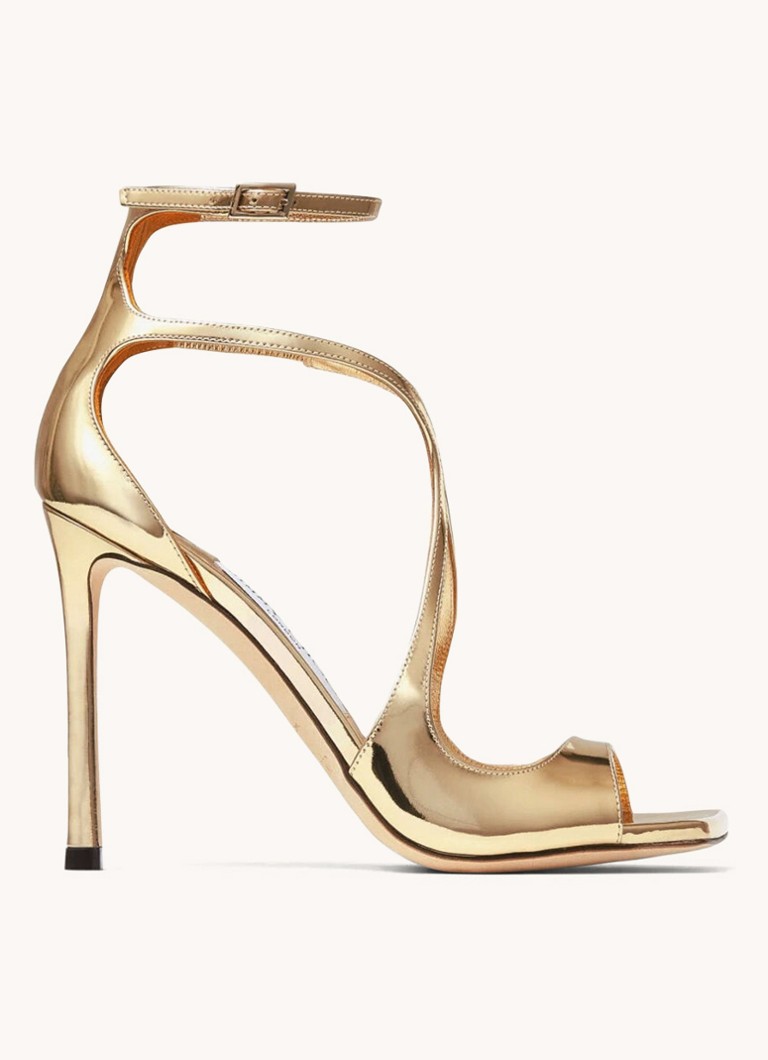 Sandale Jimmy Choo Asia 110 cu finisaj metalic