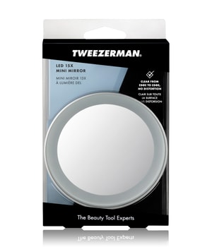 Tweezerman Mini mit LED-Beleuchtung 15x Vergrößerungsspiegel Kosmetikspiegel-1 Stk