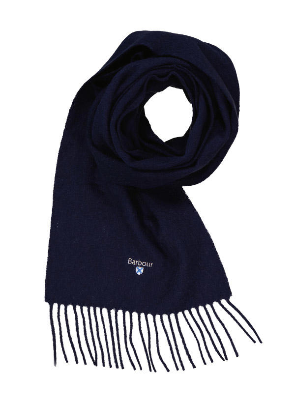 Barbour, Schal, Lammwolle, navy
