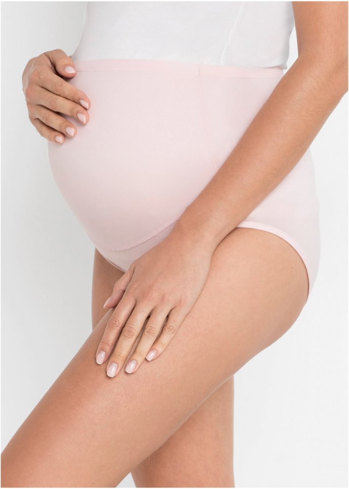 Überbauchslip mit Bio-Baumwolle (2er Pack)