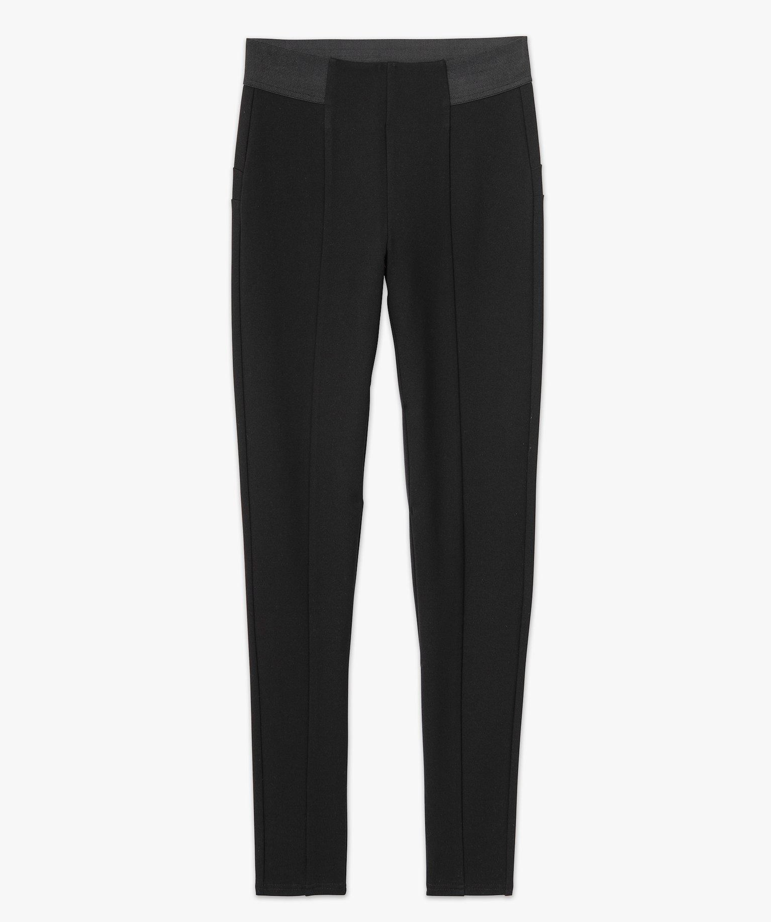 Leggings uni effet push-up femme noir | GEMO