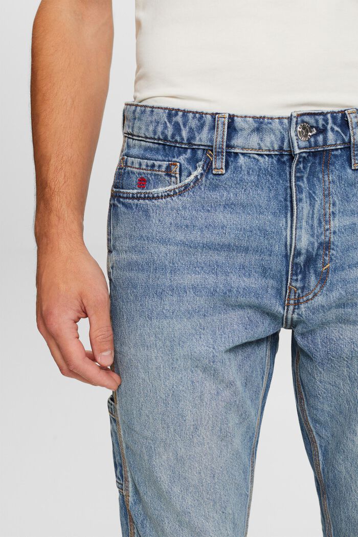 Gerade Carpenter Jeans mit mittelhohem Bund