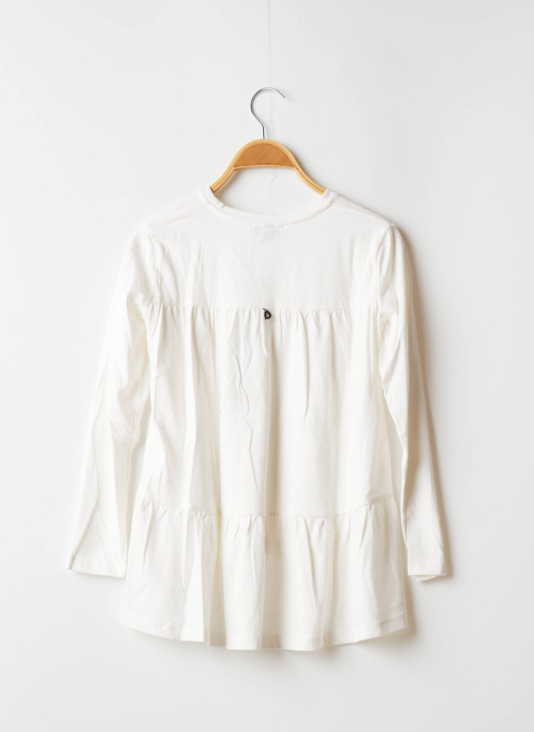 Dixie Tuniquemanchelongue Fille couleur blanc