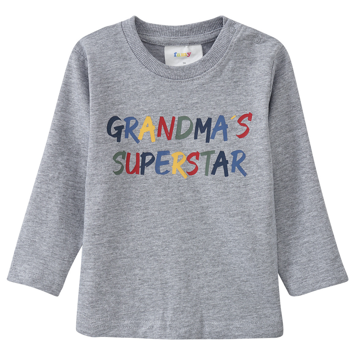 Baby Langarmshirt mit Message-Print
