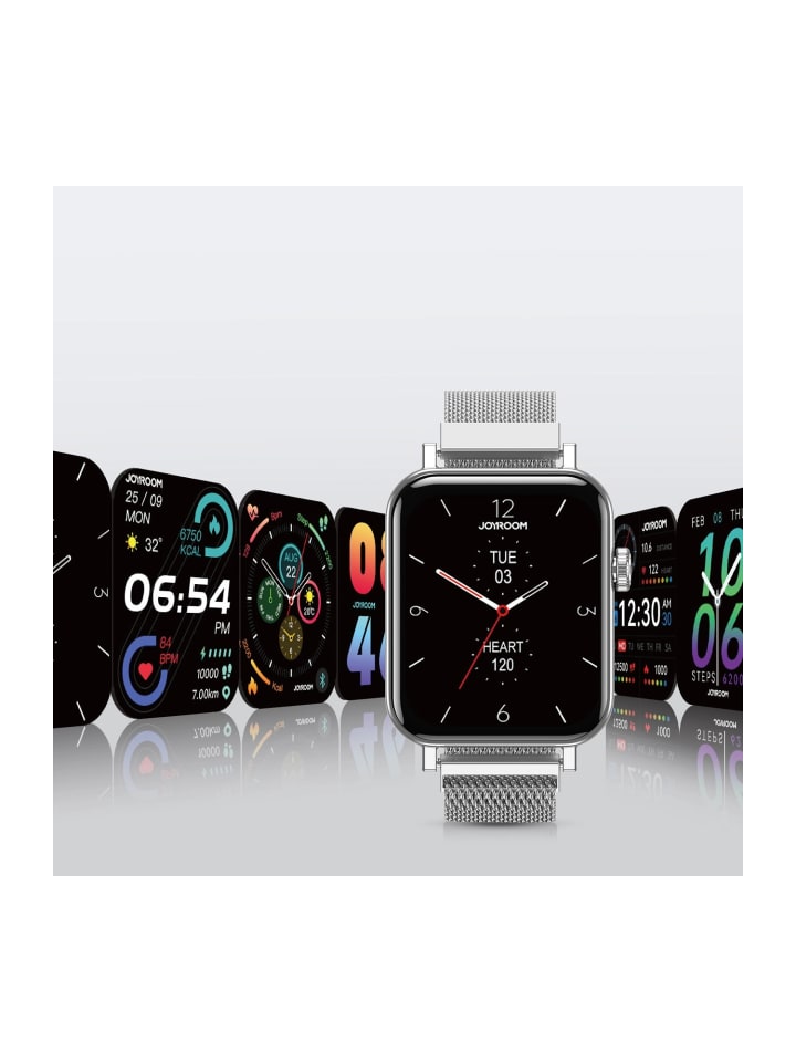 COFI 1453 Smartwatch mit IP68 Schutz Silber in Silber günstig kaufen onesize
