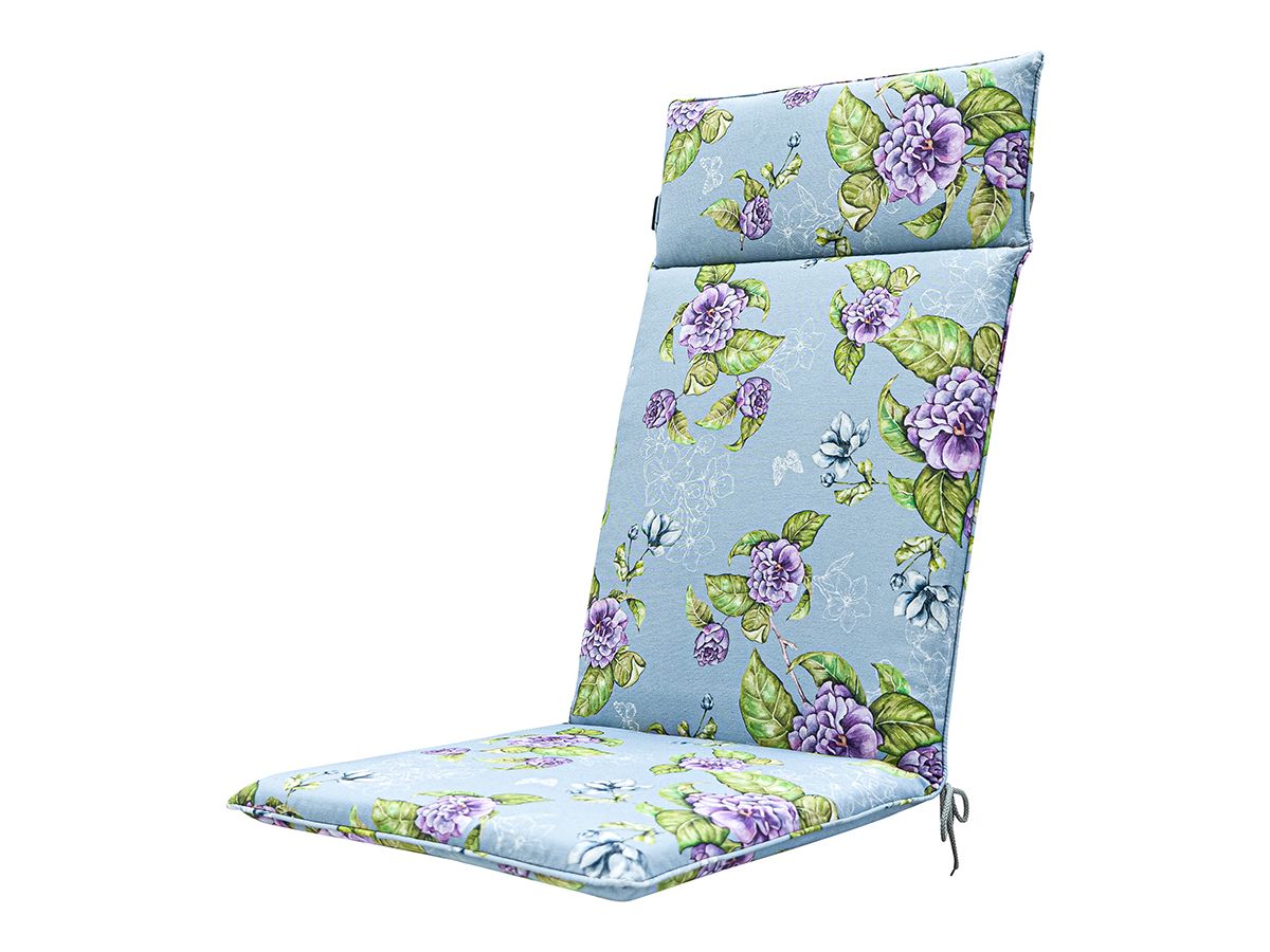 Madison Blossem Lilac 120x50 Gartenstuhlkissen mit hoher Rückenlehne