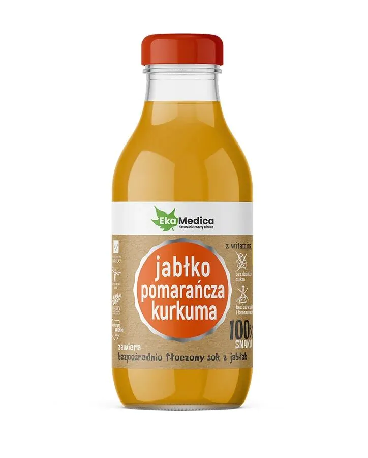 Ekamedica tečni sapun s okusom jabuke i naranče s kurkumom 300 ml