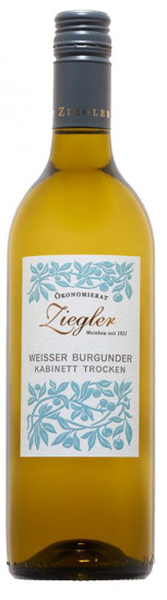 2022 Maikammer Mandelhöhe Weißer Burgunder Kabinett trocken - Weingut Ökonomierat Ziegler