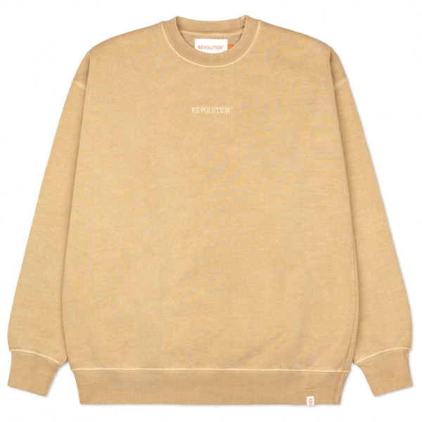 Revolution - Loose Fit Crewneck with Brand Embroidery - Pullover