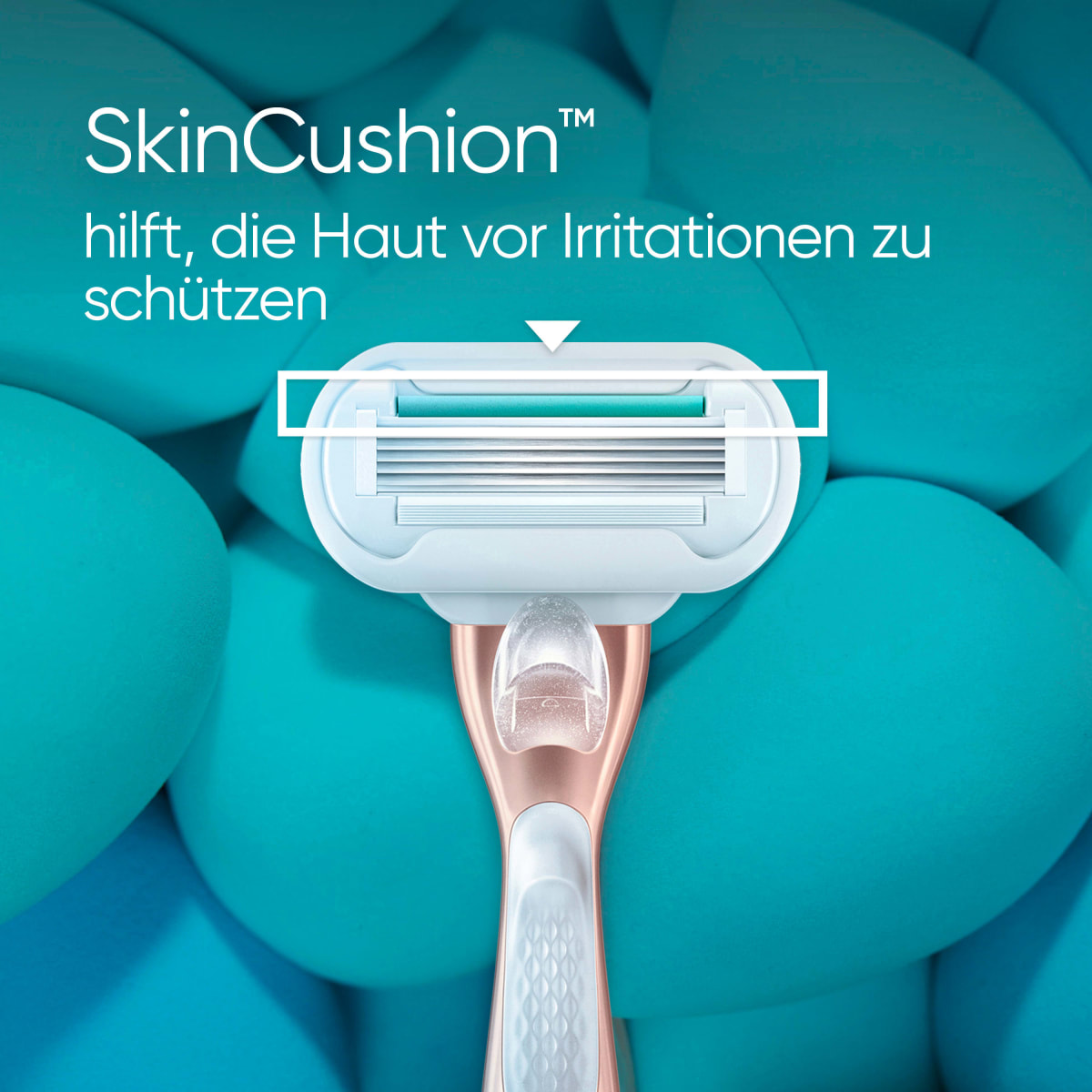 Rasiererklingen, Deluxe Smooth Sensitive Rosegold, 4 St