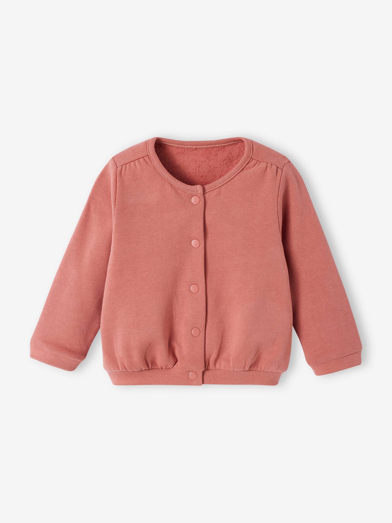 Ensemble 3 pièce robe + cardigan + bandeau bébé fille ivoire imprimé