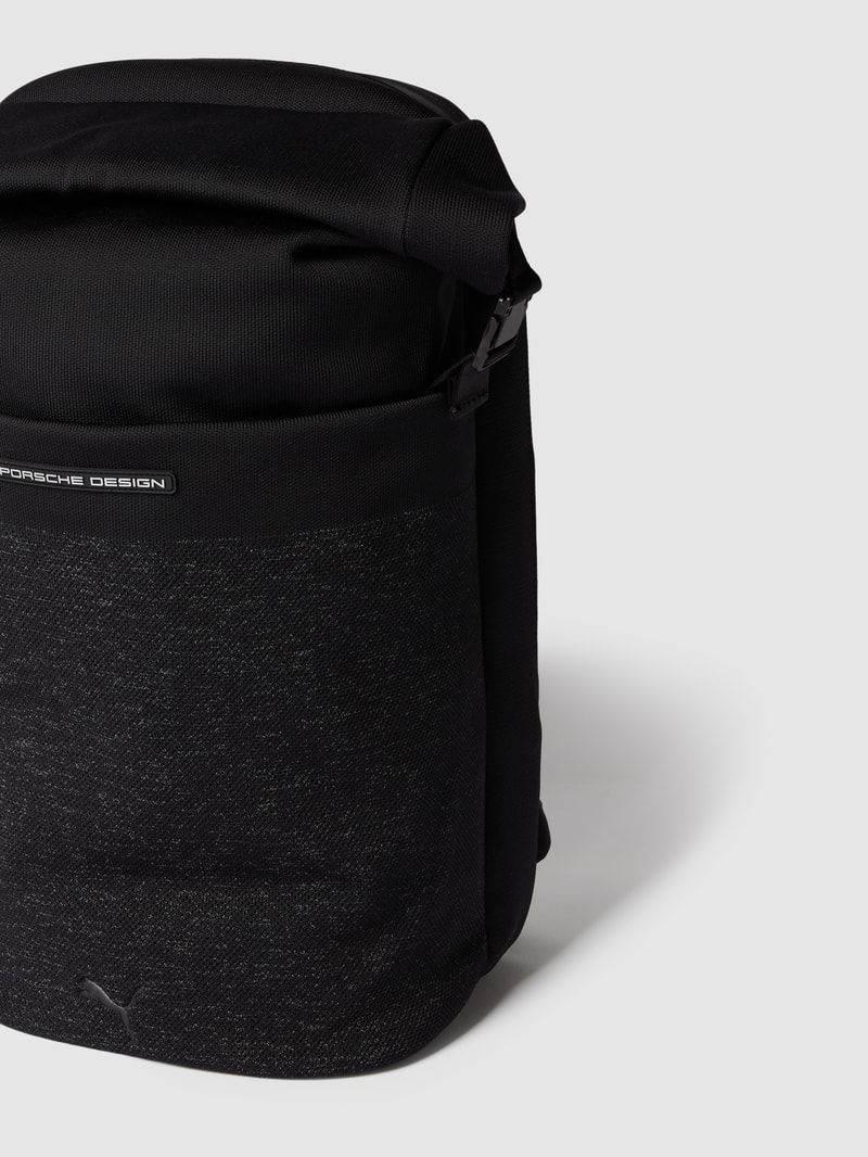 Rucksack mit Label-Patch Modell 'Porsche Design' in schwarz