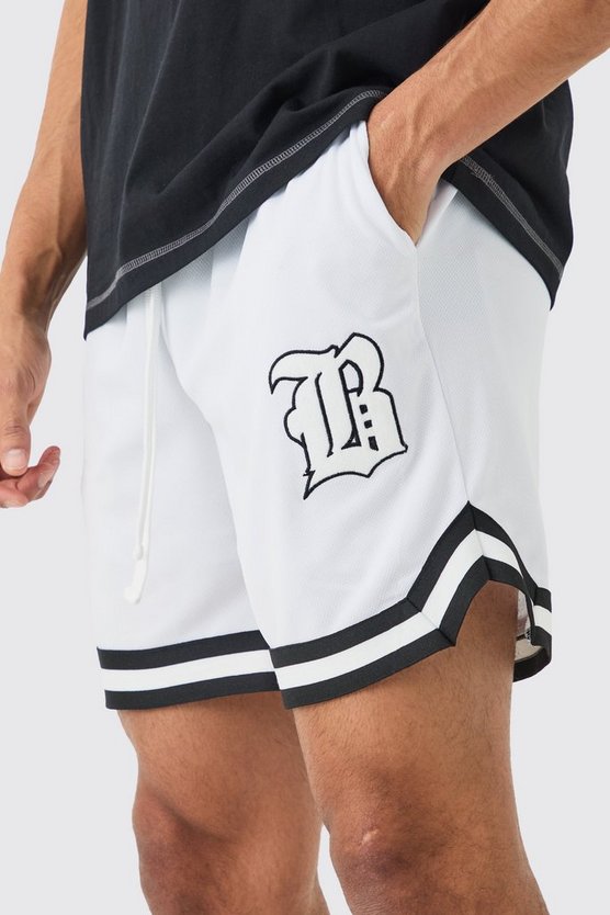Lockere Mesh Basketball-Shorts