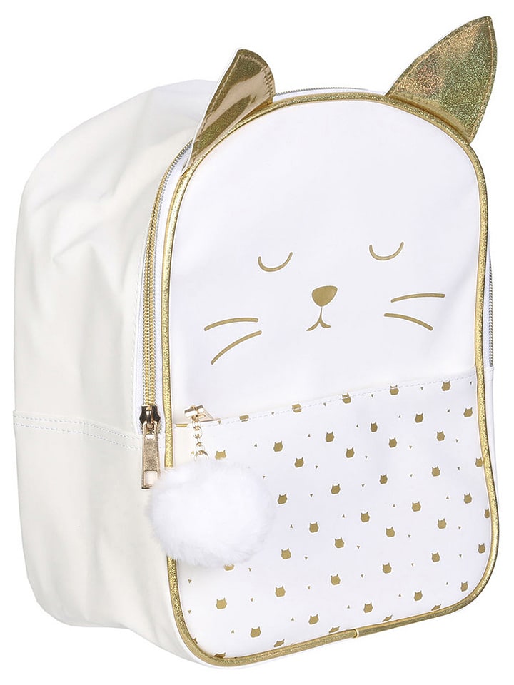The Home Deco Kids Rucksack in Weiß/ Gold - (B)22 x (H)28 x (T)15 cm günstig kaufen onesize
