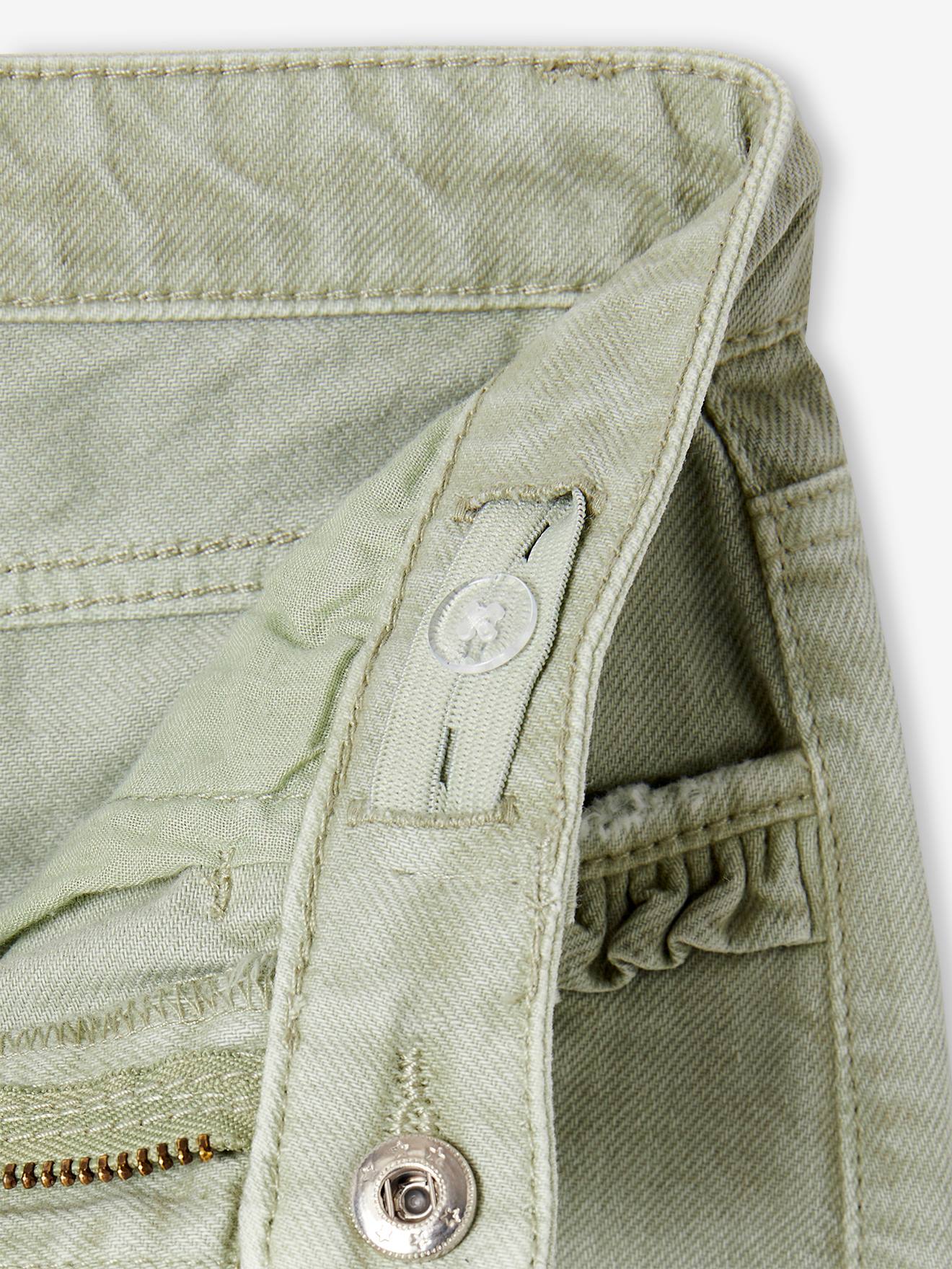 Vertbaudet Gerade Mädchen Hose, Hüftweite COMFORT - blush
