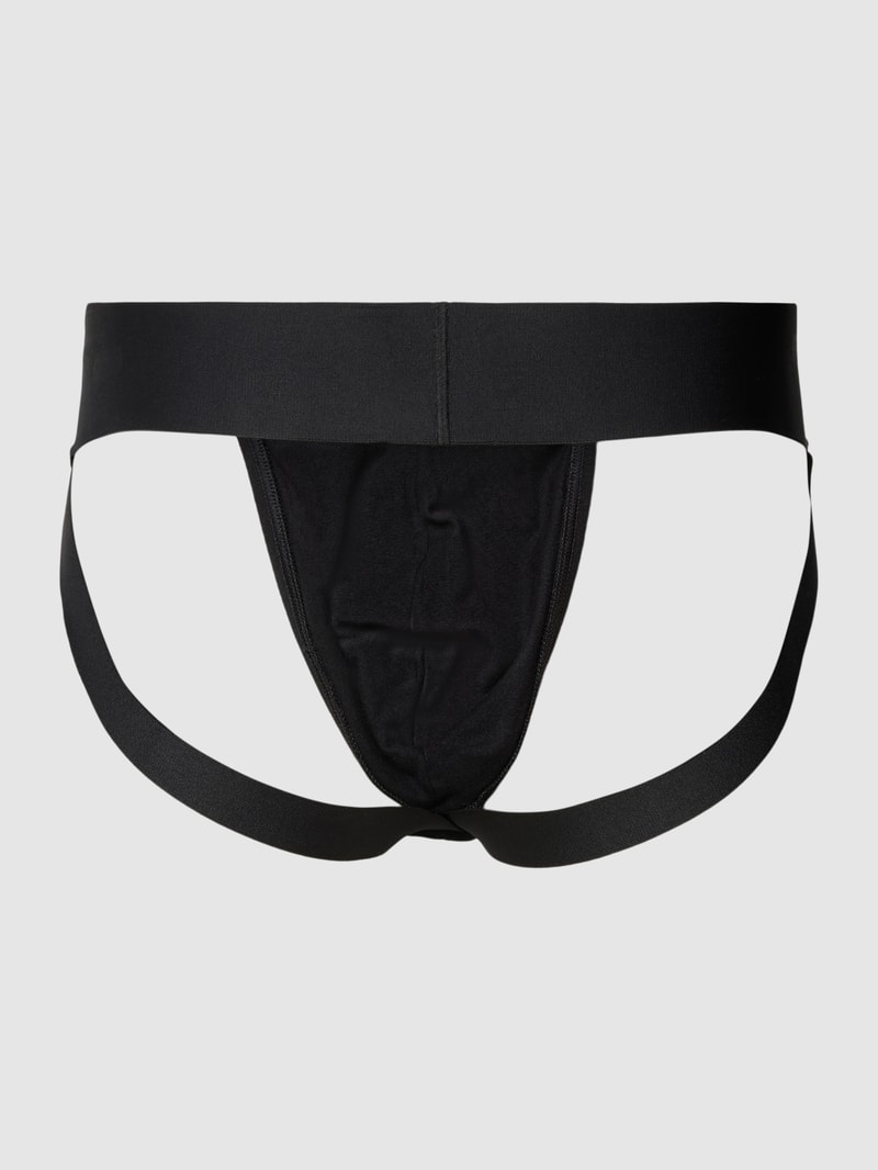 Jockstrap mit Label-Print in schwarz