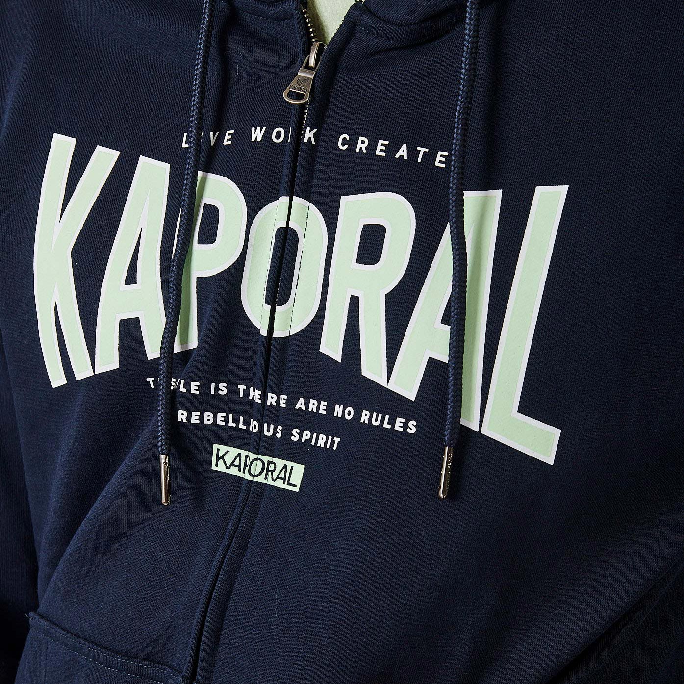 BELKO  Sweat zippé bleu marine homme