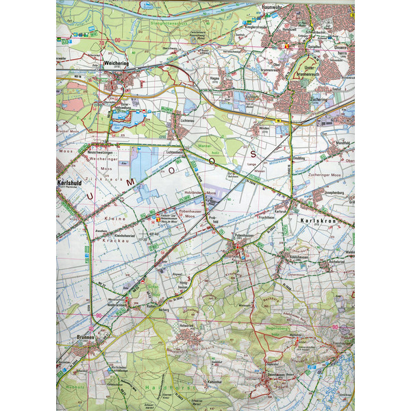 PFAFFENHOFEN - SCHROBENHAUSEN 1 : 50 000 (UK50-34) - Karte