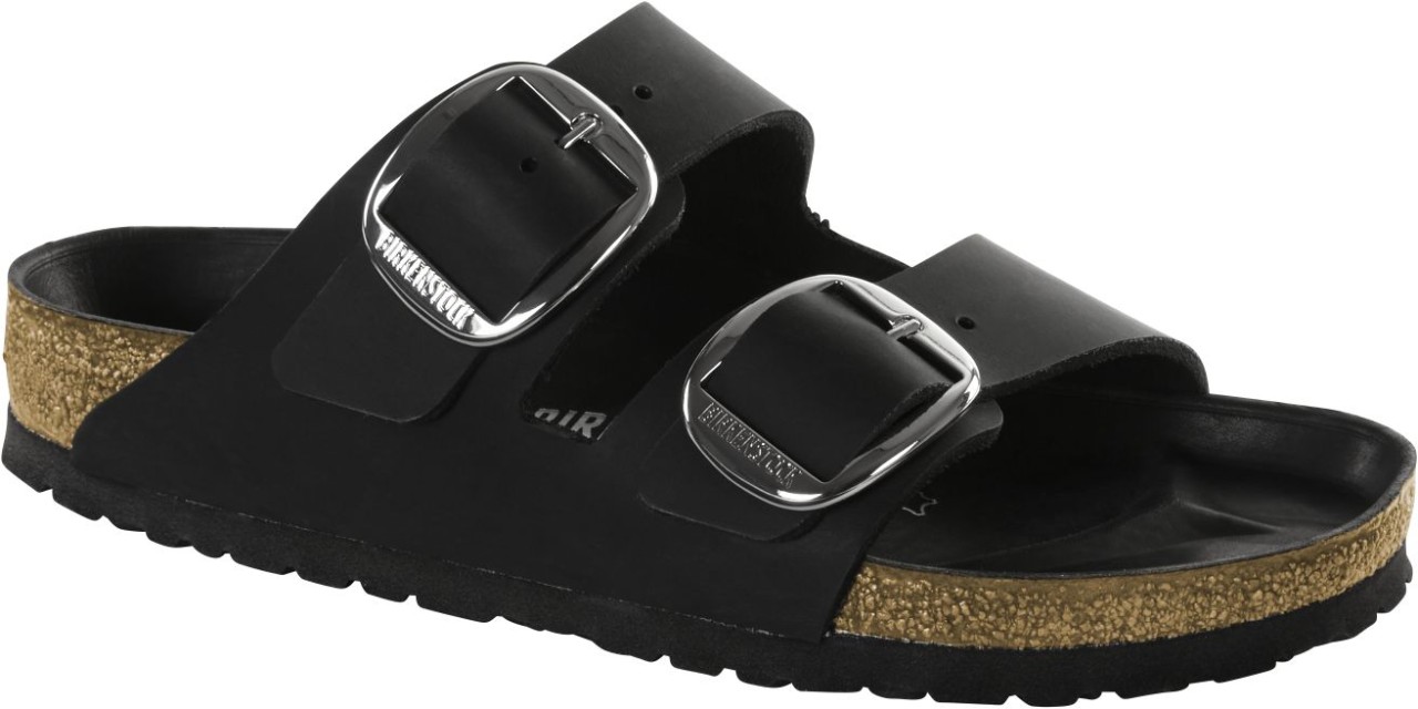 BIRKENSTOCK Pantoletten schwarz Arizona Big Buckle[Sandals]