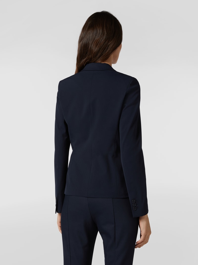 Blazer mit Leistentaschen in marineblau