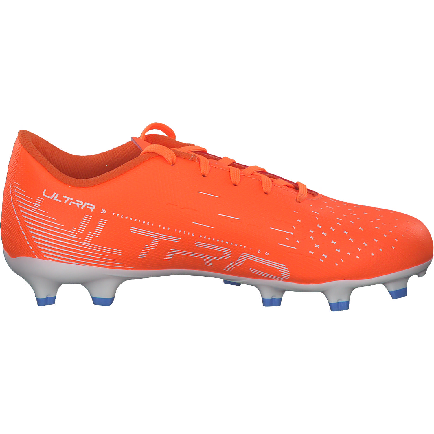 Puma Ultra Play FJ/AG Jr. 107233, Sportschuhe, Herren, Ultra orange/puma white/blue g