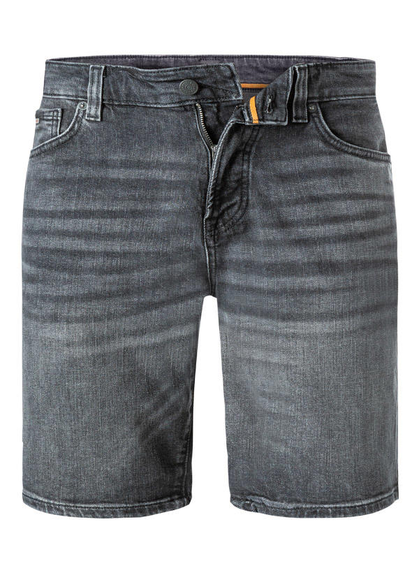 BOSS Orange, Jeansshorts Maine, Regular Fit, Baumwoll-Stretch, anthrazit