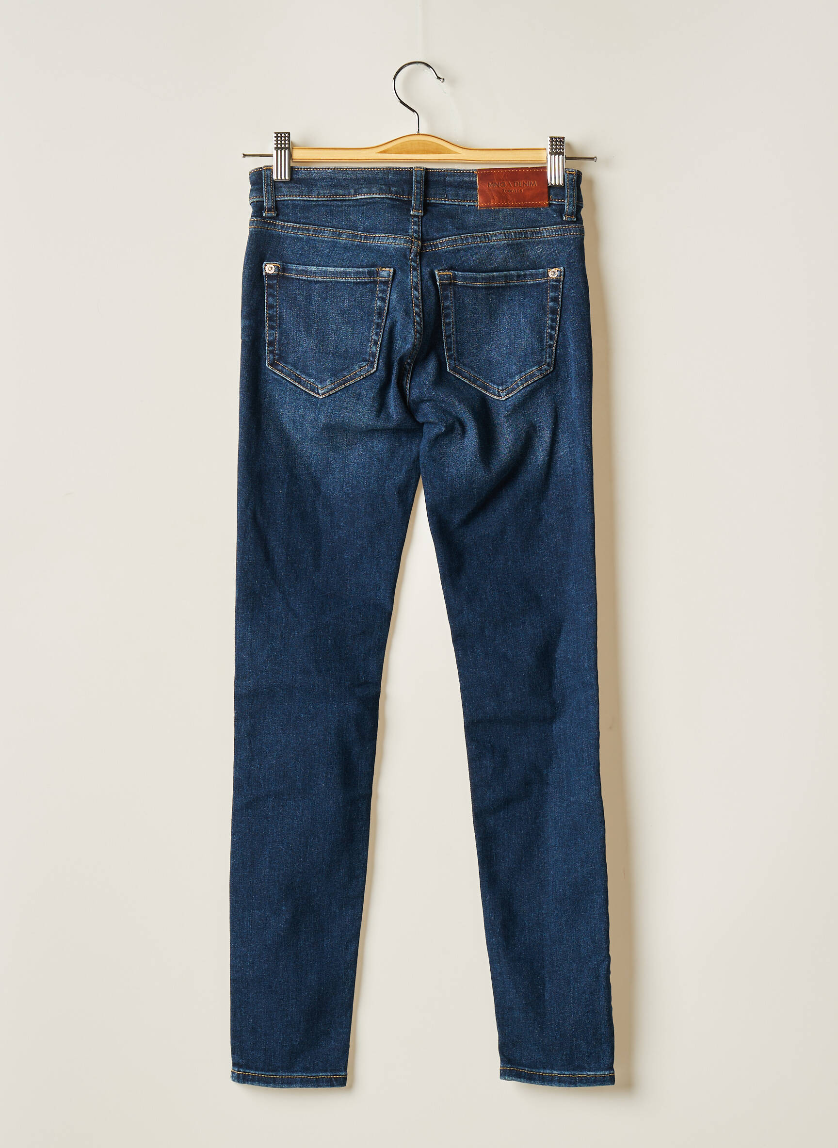 Mango Jeans Coupe Slim Femme couleur bleu