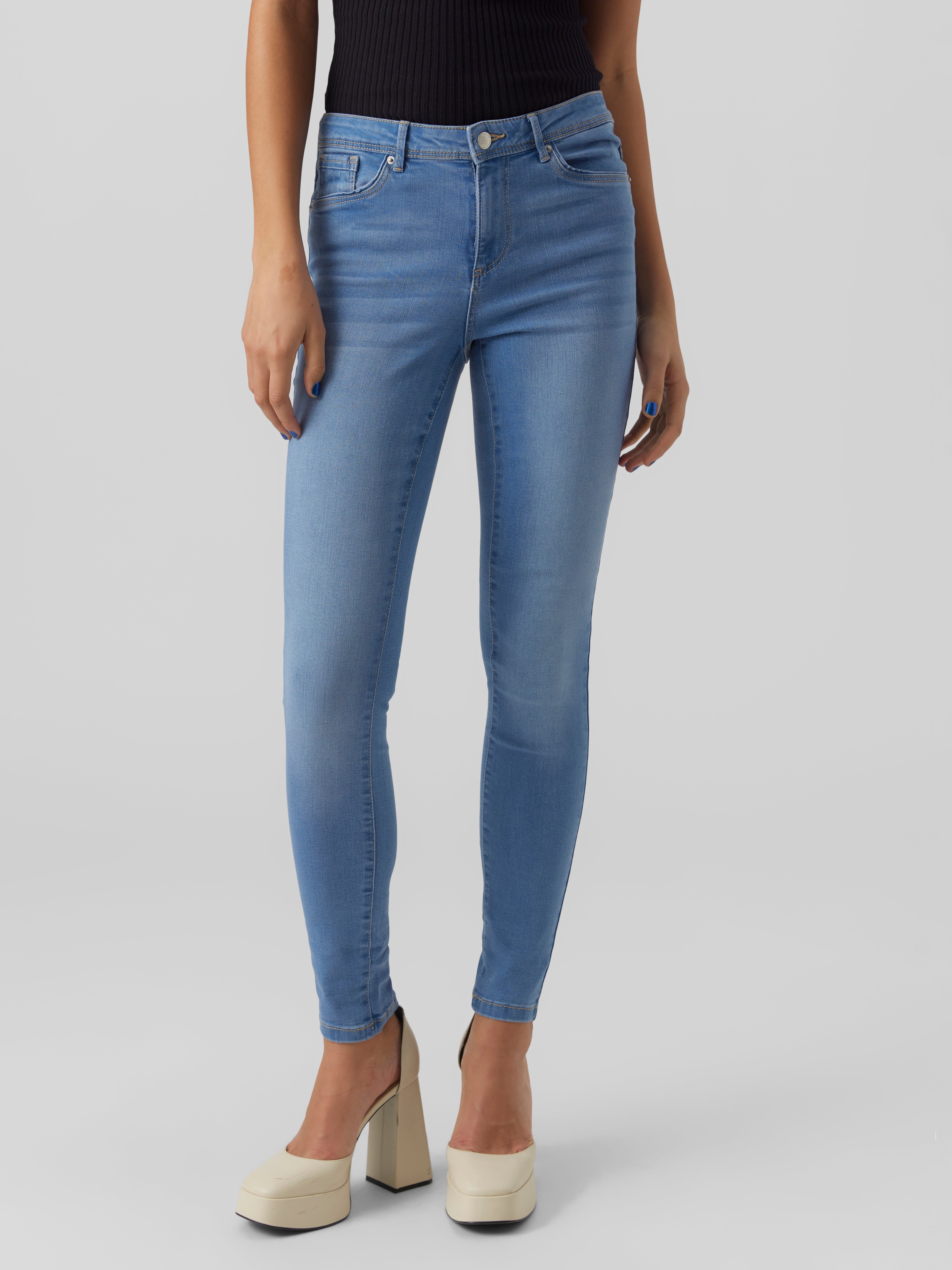 VMTANYA Mid Rise Skinny Fit Jeans