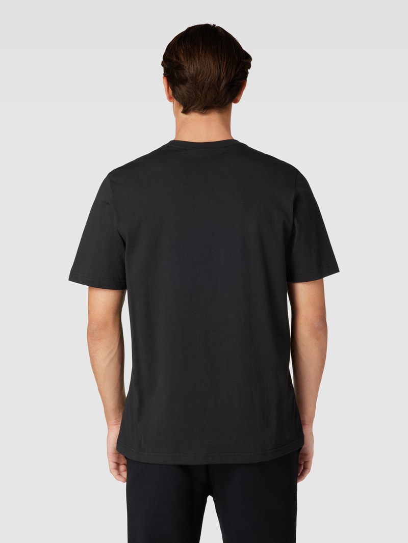 T-Shirt mit Logo-Print in schwarz