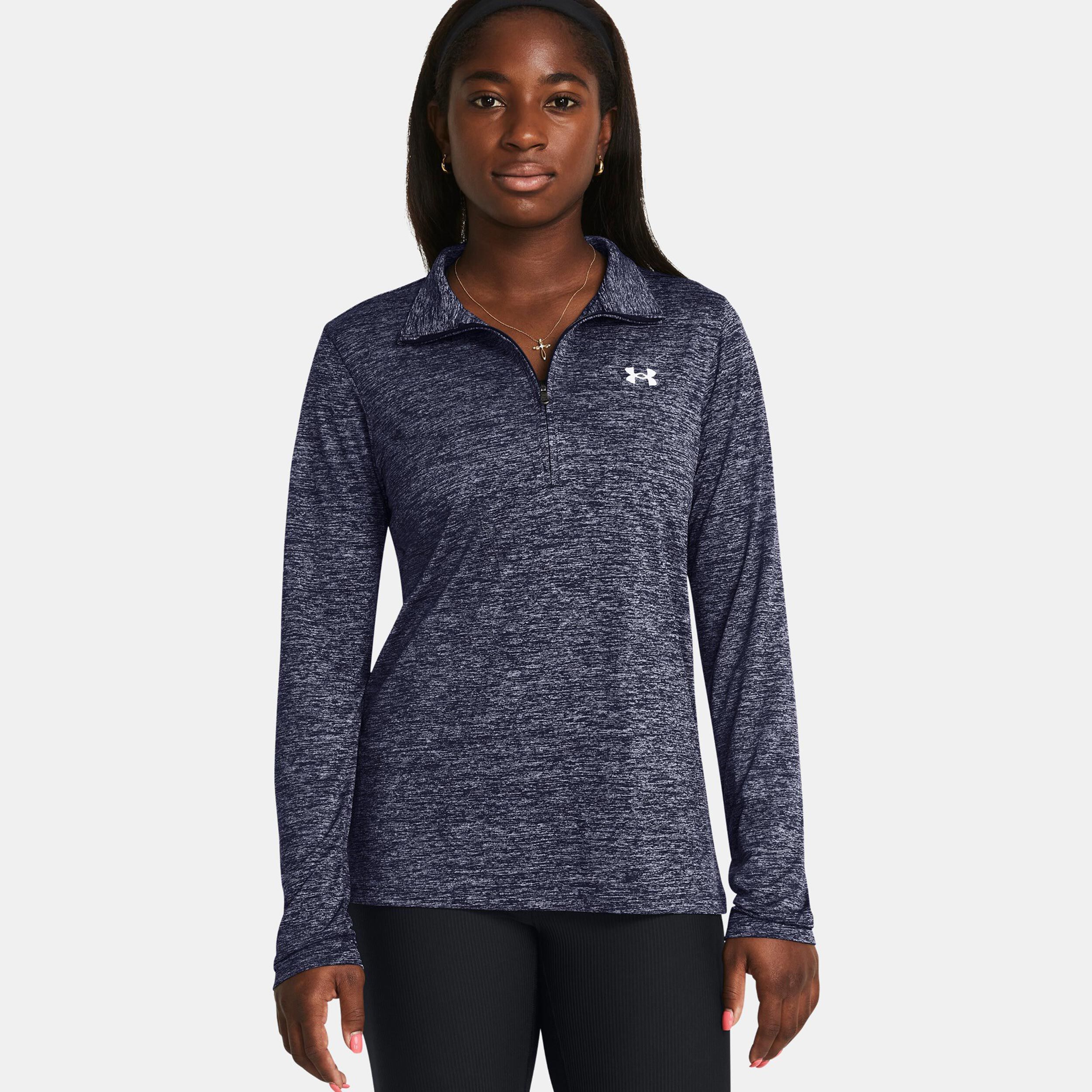 Tech Twist Warmup 1/2 Zip Longsleeve Damen - Blau