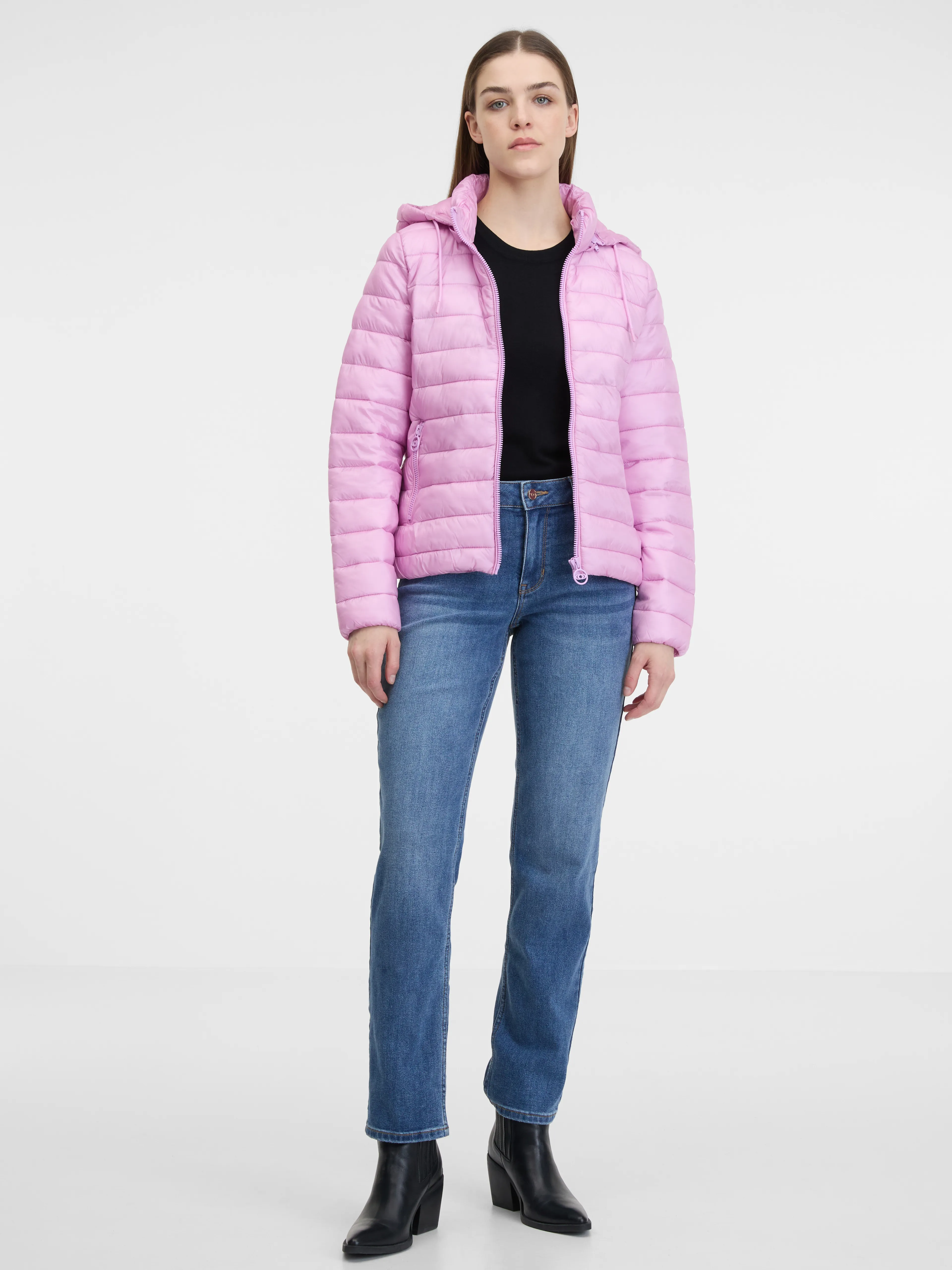 Rosa Damen-Steppjacke ORSAY