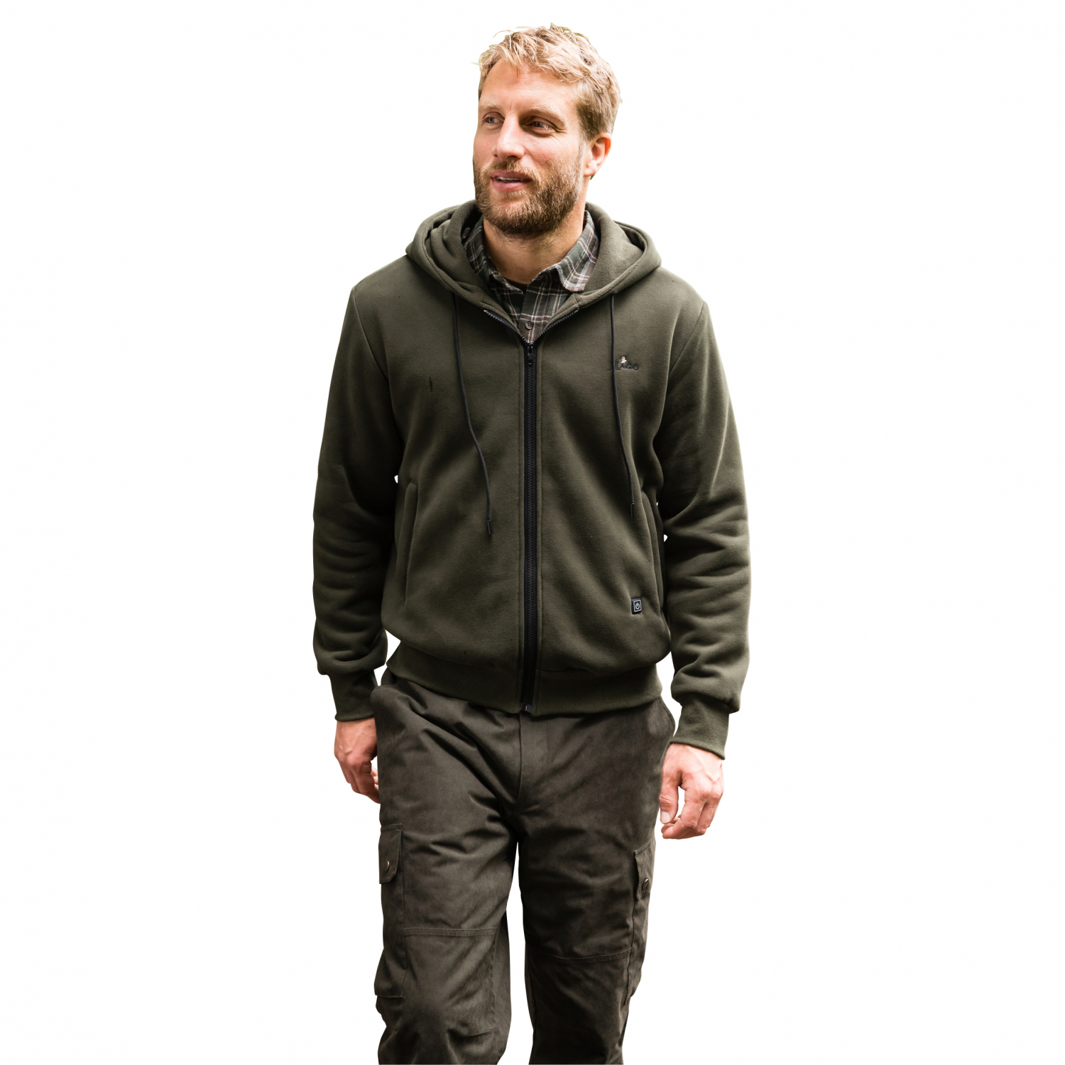 il Lago Red Level Herren Beheizbarer Hoodie Feuerland