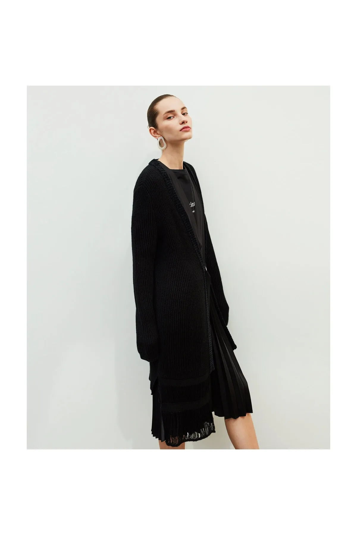 İpekyol  Langer Cardigan aus Wolle