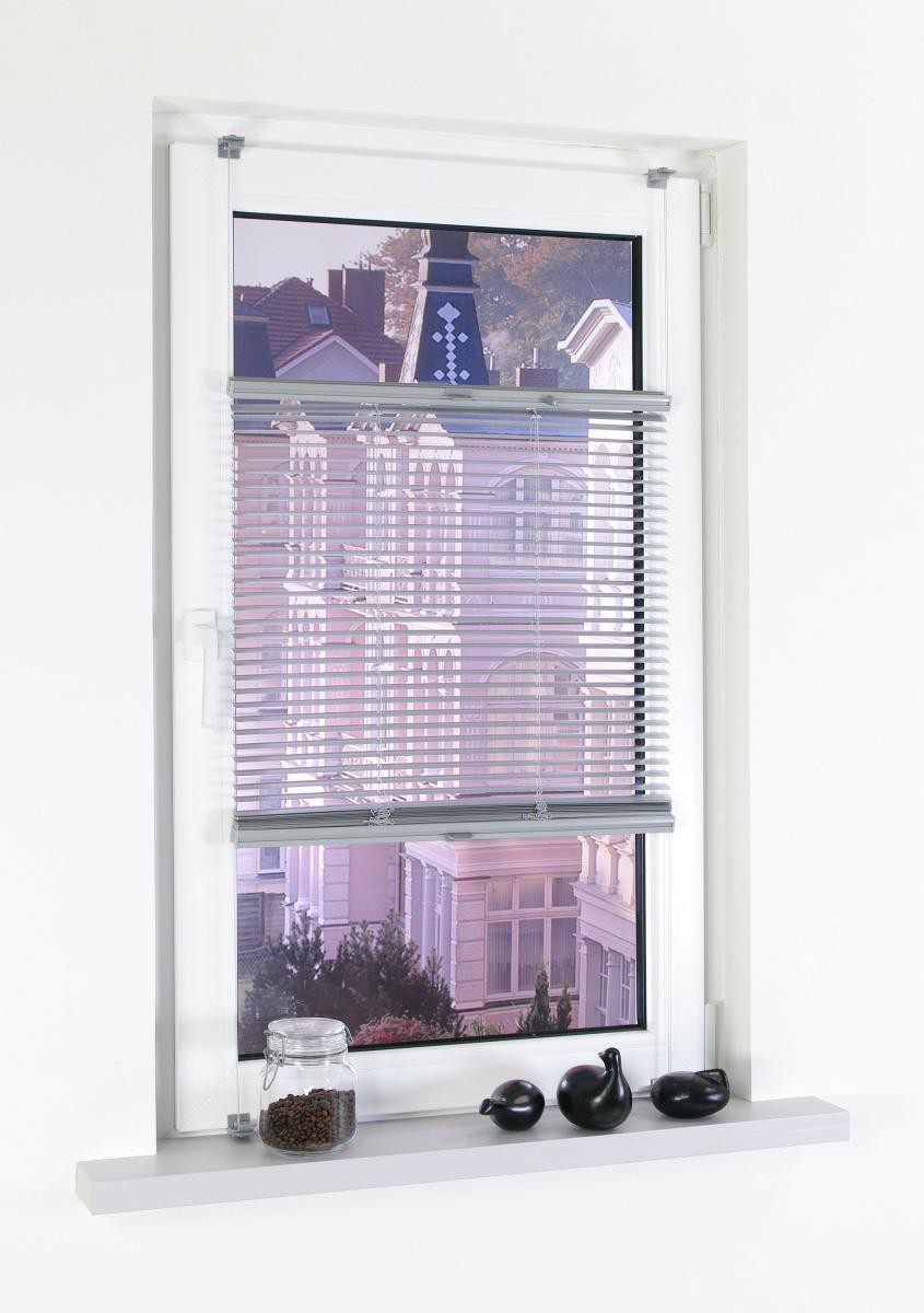 Bella Casa Klemmfix Jalousie verspannt aus Aluminium, 50 x 130 cm (Breite x Höhe), silber