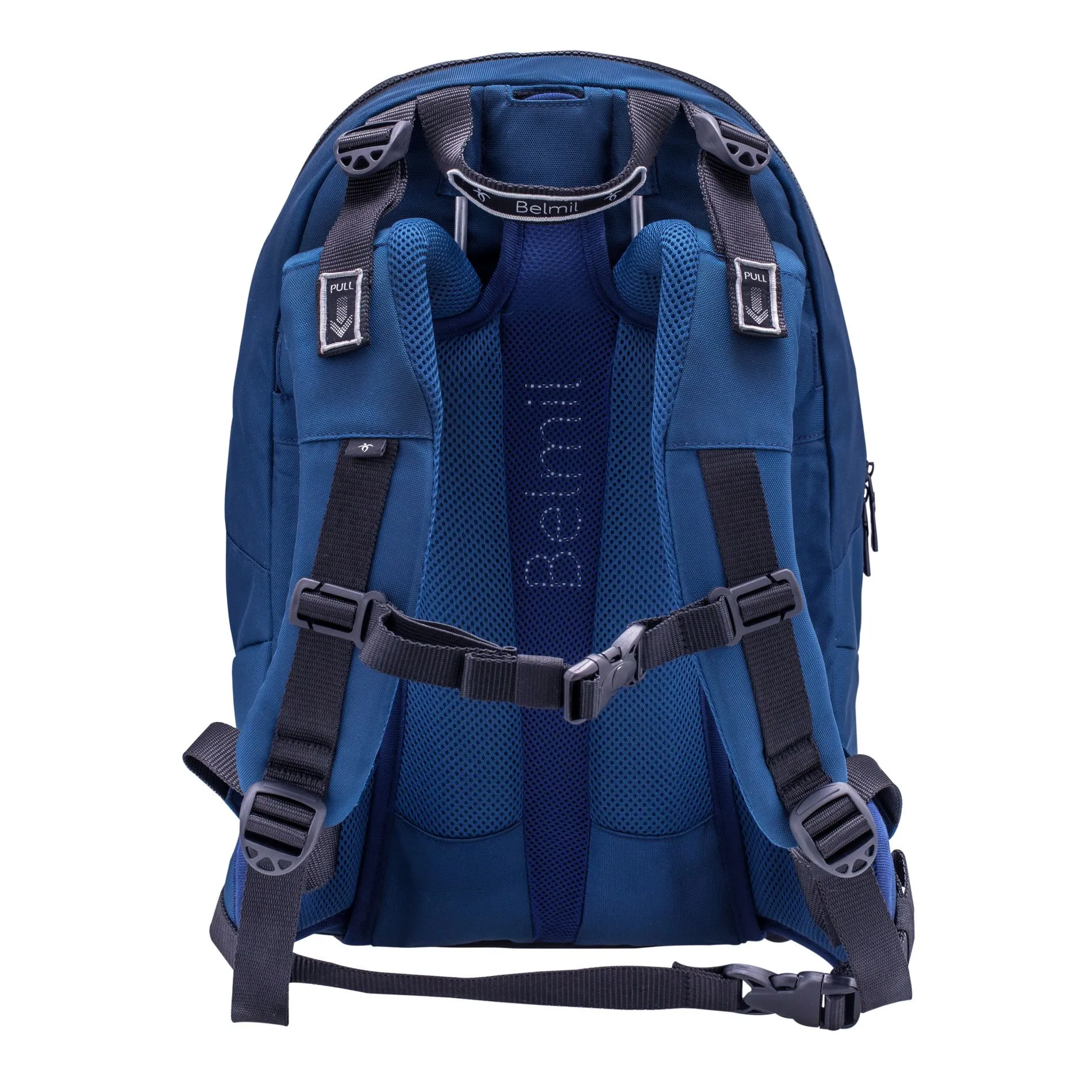 Belmil Premium Backpack & Fanny Pack Navy Blue Ruck﻿sack 2-tlg