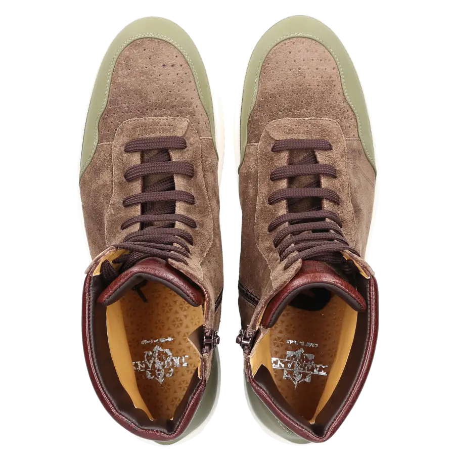 Truman's - Sneaker high 9435 Nubukleder - braun
