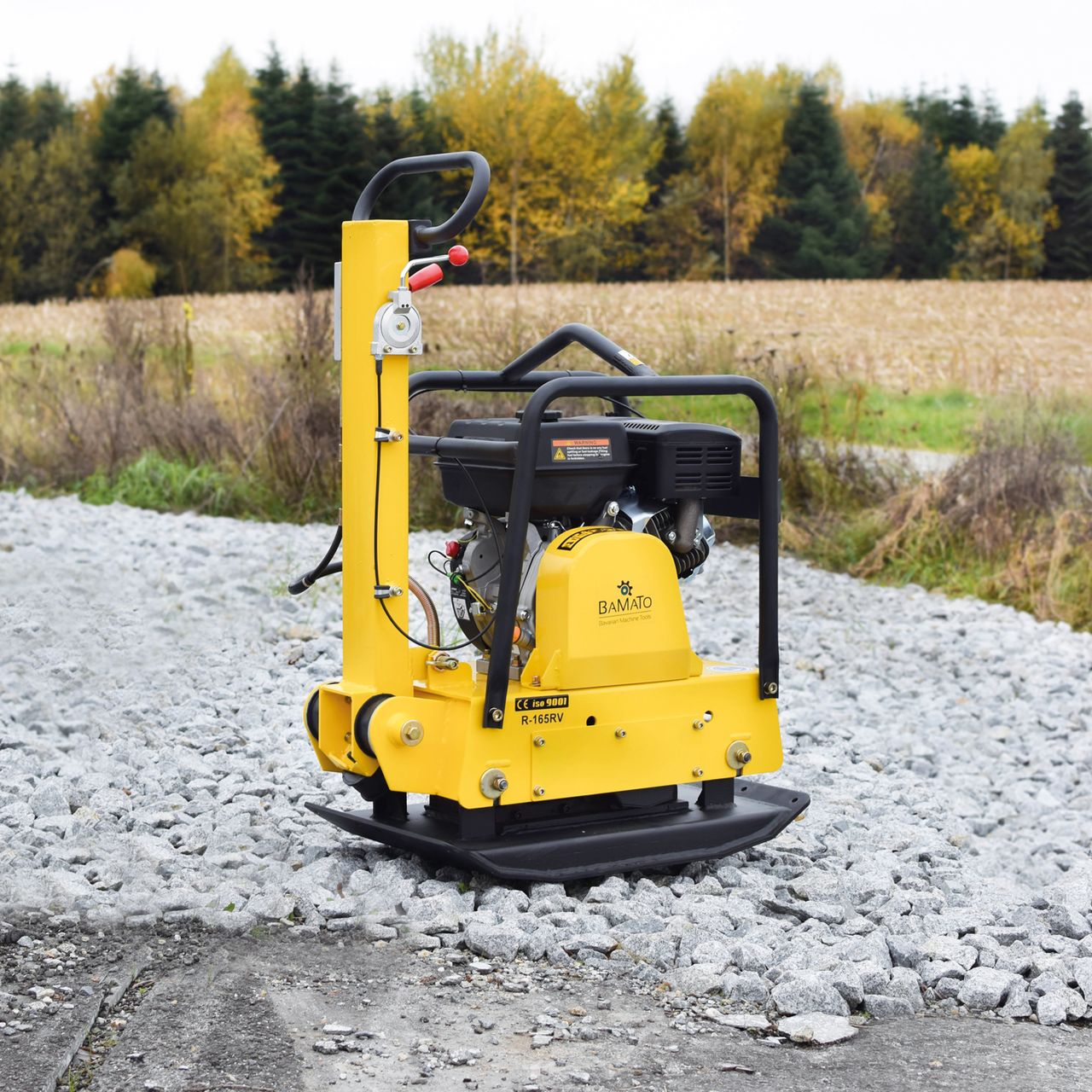 BAMATO Rüttelplatte R-165RV mit Vor- und Rücklauf